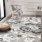 World Rug Gallery Contemporary Floral Indoor/Outdoor Area Rug 5' x 7' Gray 5566GRAY5X7 - alternate 5